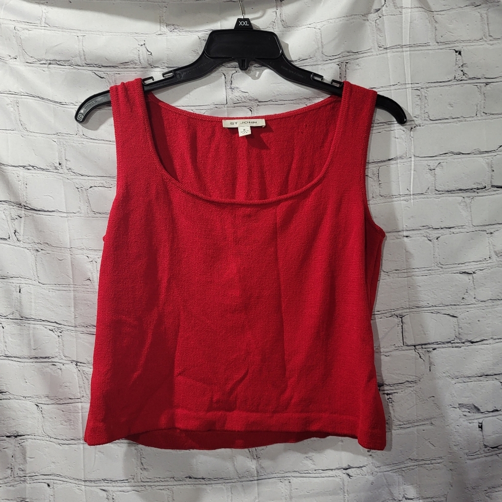 ST. John By Marie Gray Sleevless Sweater Sz M